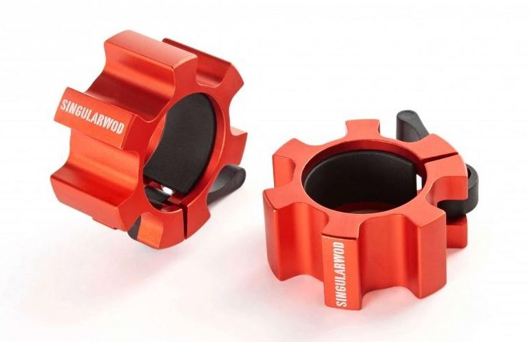 Bloqueadores de barra olímpica de aluminio Singular WOD