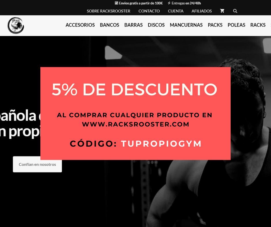 Código de descuento Racks Rooster Cupón de descuento en productos de Racks Rooster