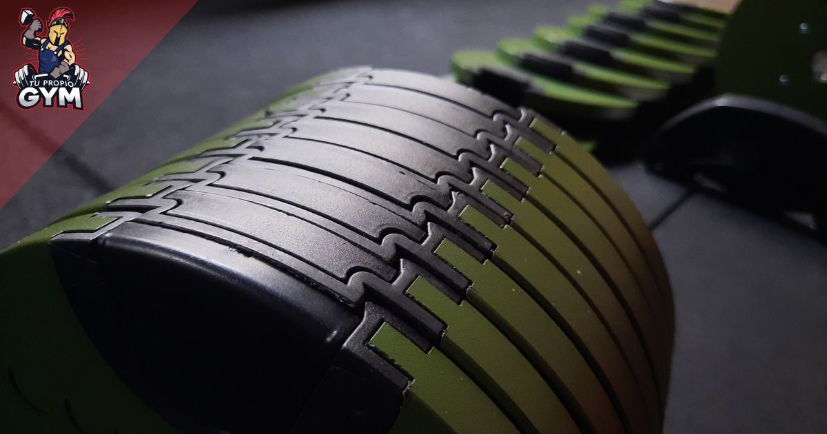 Acabado pesas ajustables Lullax NEO40