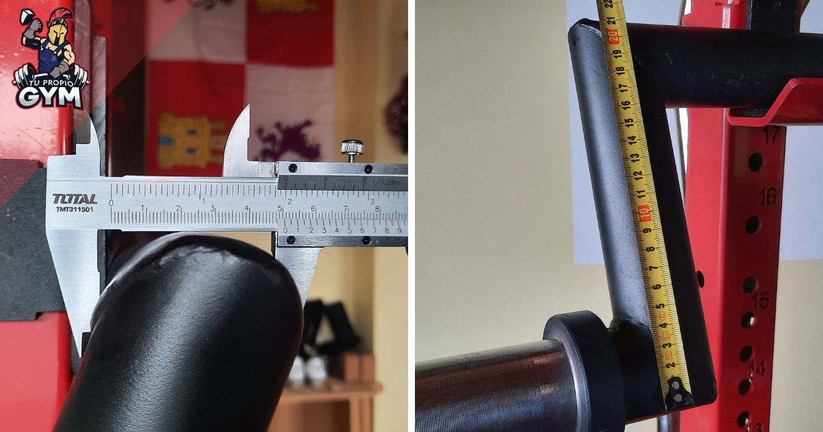 Análisis de la barra safety de Strength Shop