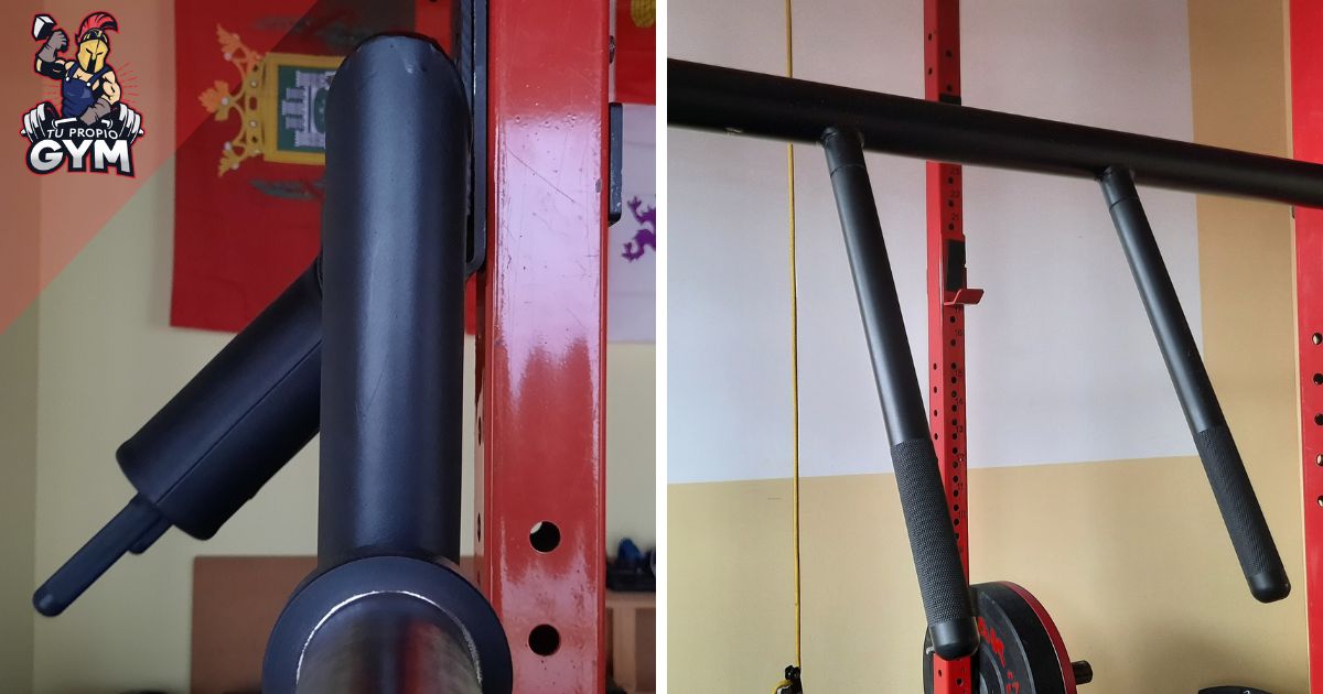 Yugo y mangos de la barra Riot de Strength Shop