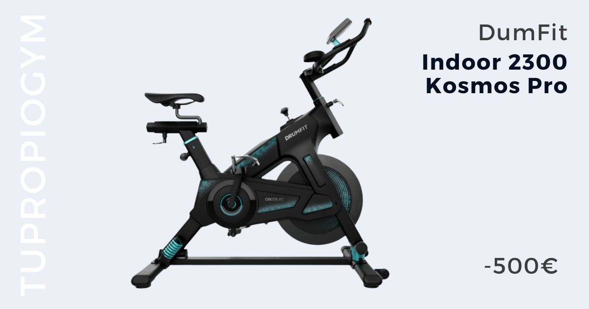 ▷ Mejores bicis de spinning para casa Bicicleta DrumFit Indoor 23000 Kosmos Pro UltraFlex