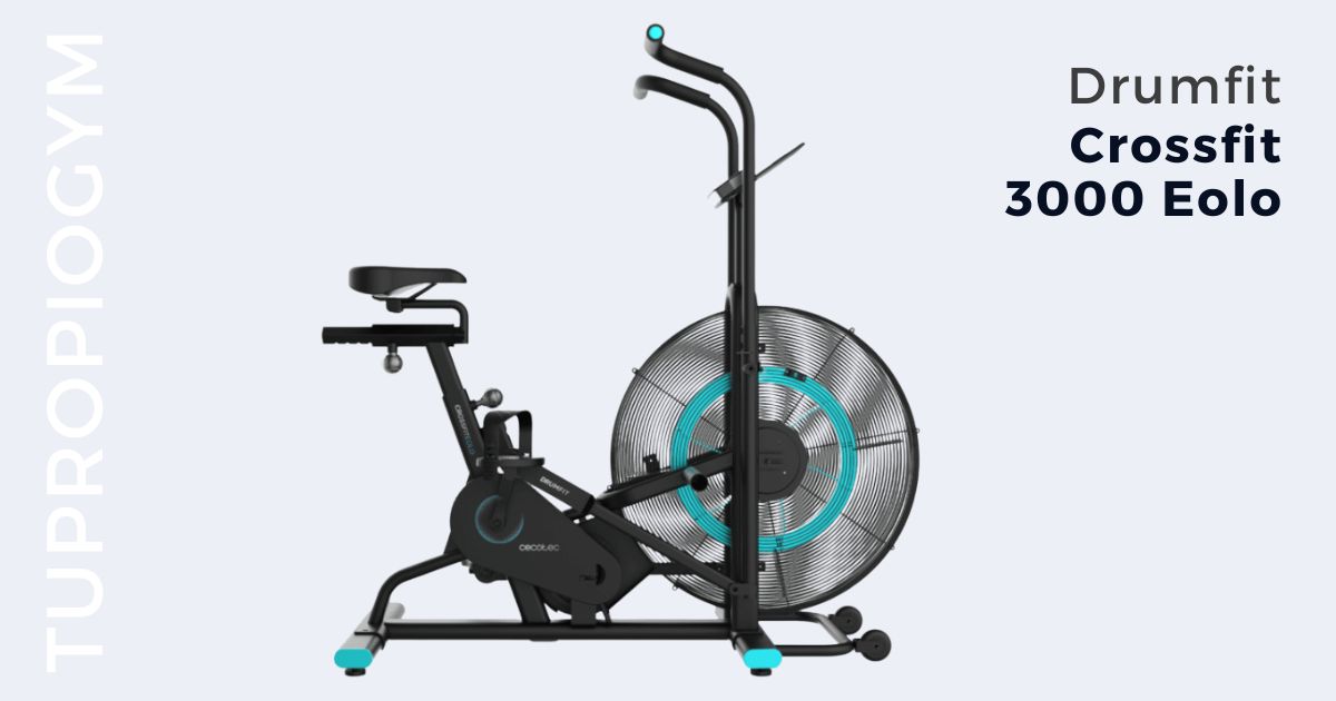 ▷ Mejores air bikes para casa Drumfit Air Bike 3000 Crossfit Eolo