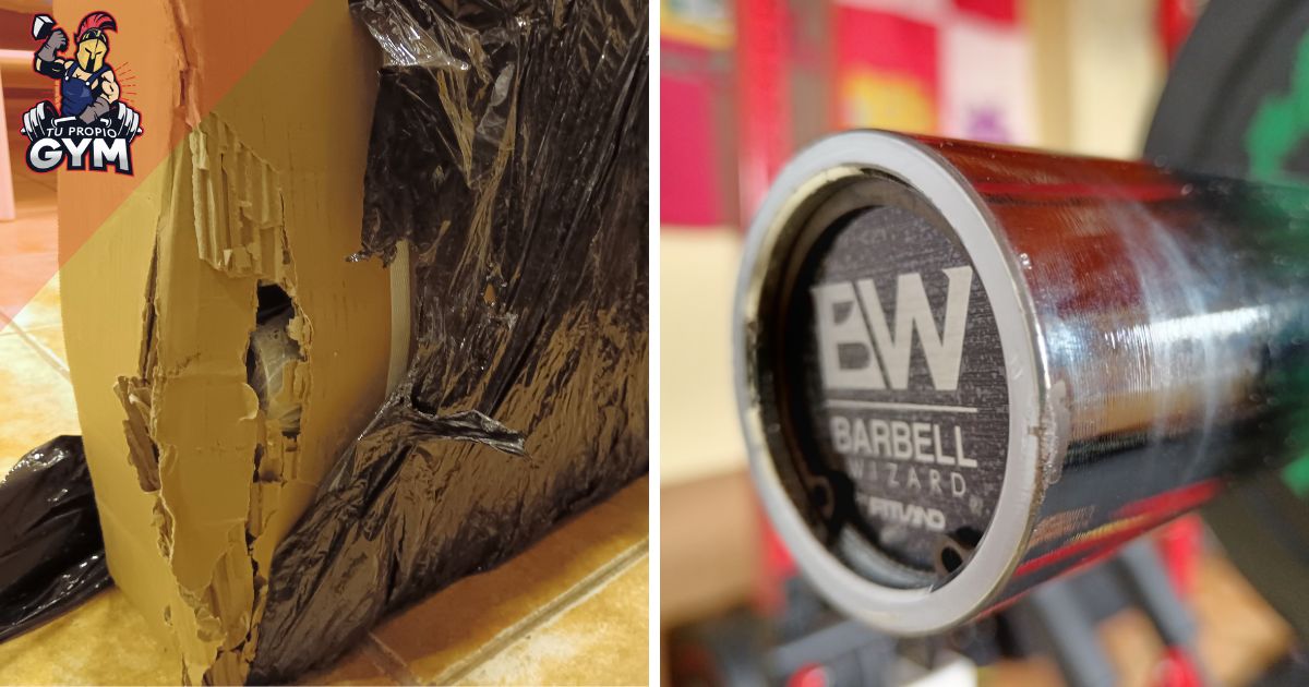 Embalaje de la safety bar barbell wizard rv strength