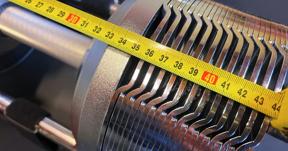 medidas pesas regulables lullax platinum 41