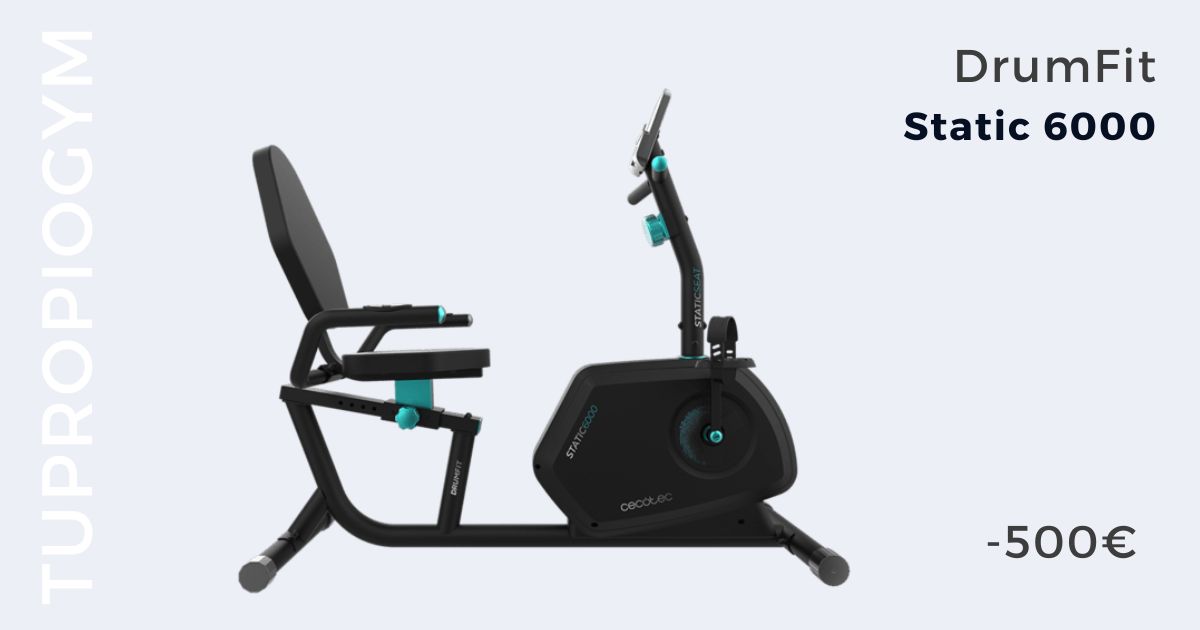 drumfit static 6000 bici reclinada