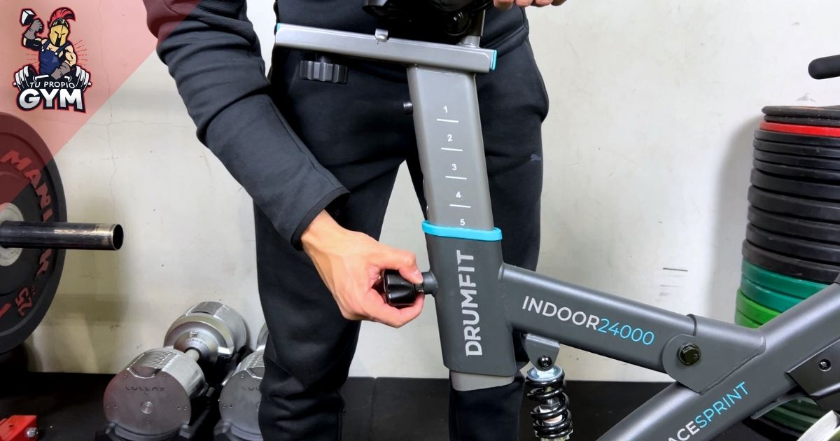 ajuste sillin bici estática cecotec