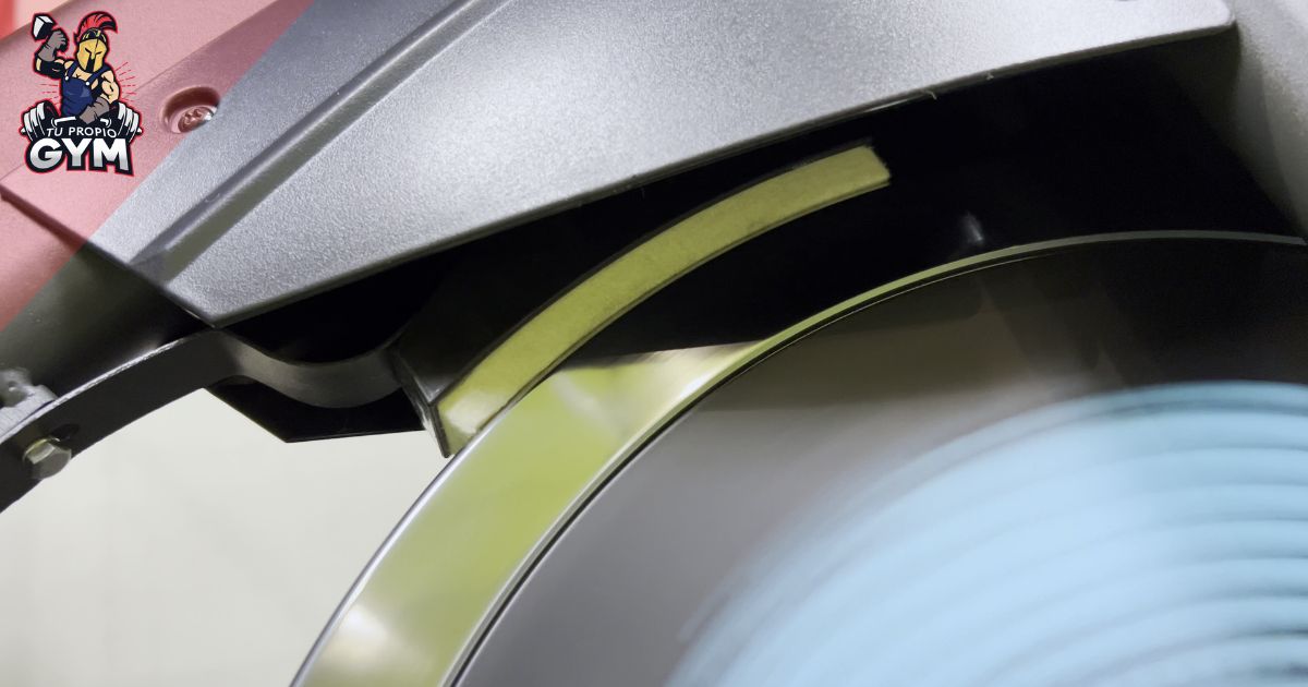 Sistema de resistencia por zapata bicicleta cecotec 