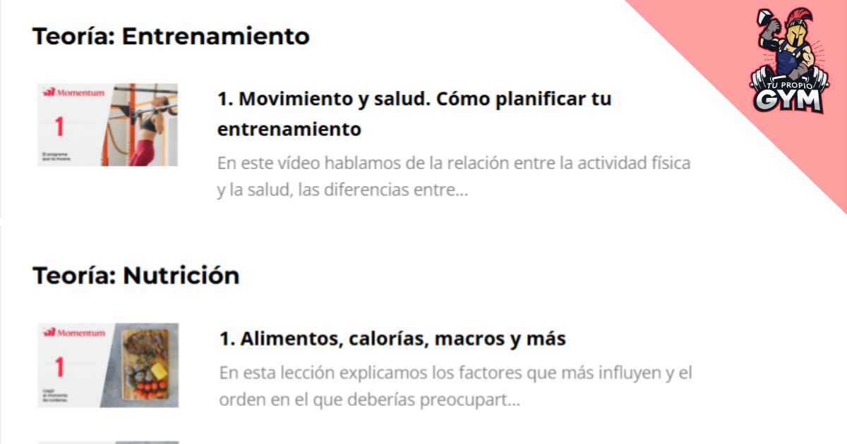 Opiniones programa Momentum Fitness Revoluionario