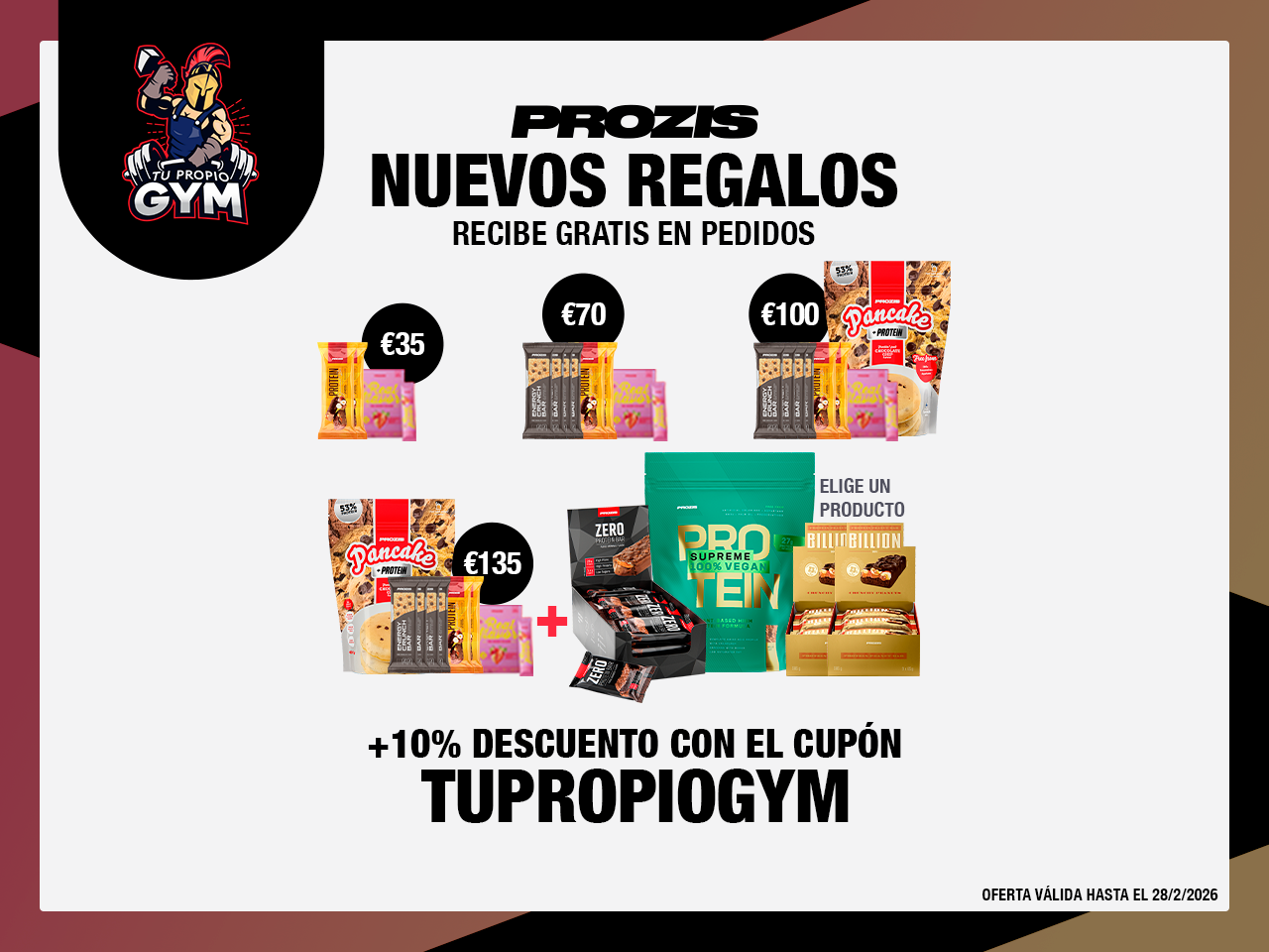 descuentos suplementacion deportiva prozis