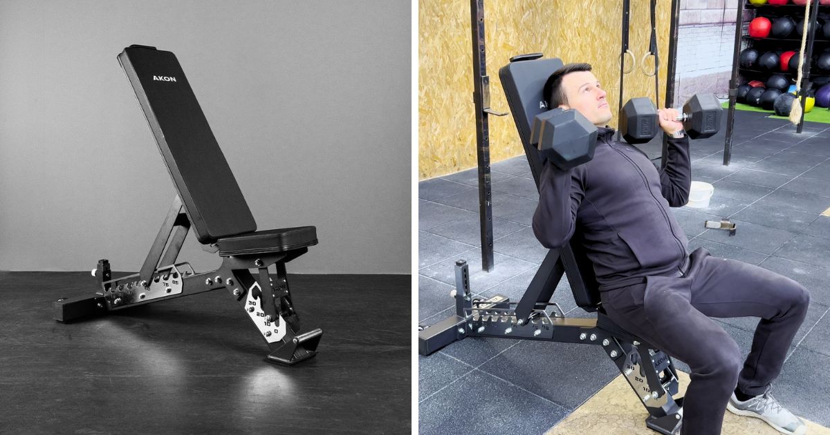 Banco reclinable Rederik mejores bancos pesas Akon