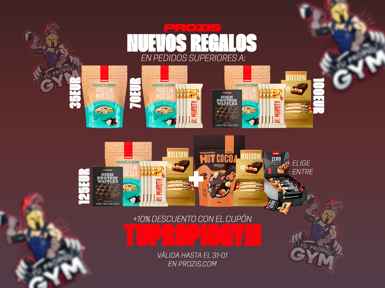 descuentos suplementacion deportiva prozis