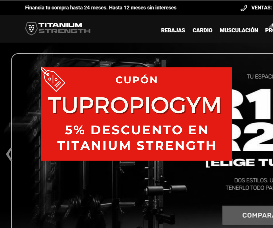 cupon descuento titanium strength codigo descuento titanium strength