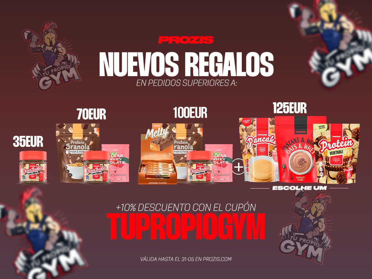 Código descuento Prozis descuentos suplementacion deportiva prozis