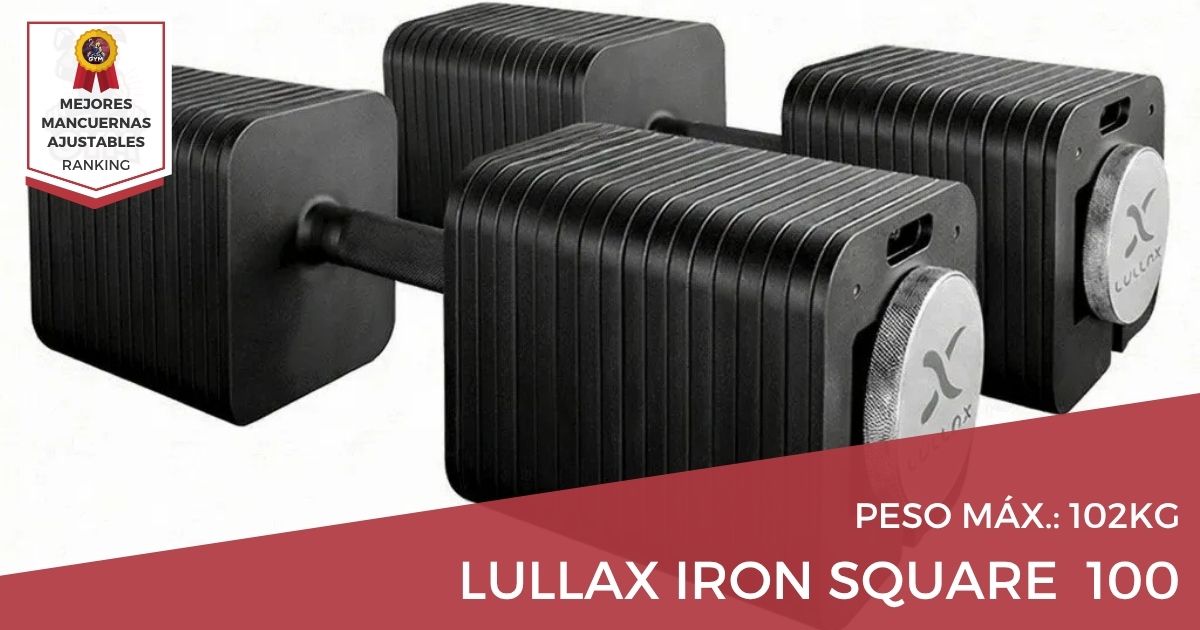 ᐅ Mejores mancuernas ajustables automáticas mancuernas regulables lullax iron square